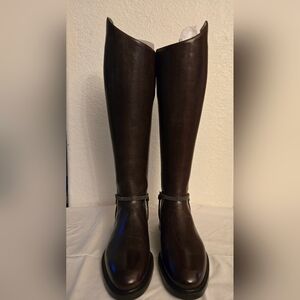 Brunello Cucinelli Dark Brown Over the Knee Boots